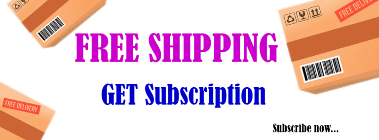 Delivery free subscription