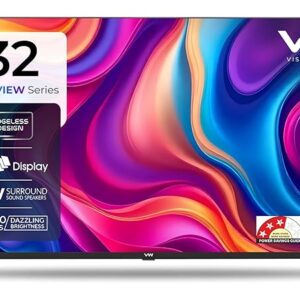 VW 80 cm (32 inches) Frameless Series HD Ready LED TV VW32A (Black)